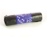 Heavy Duty 20 Roll Black Sack