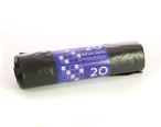 Heavy Duty 20 Roll Black Sacks